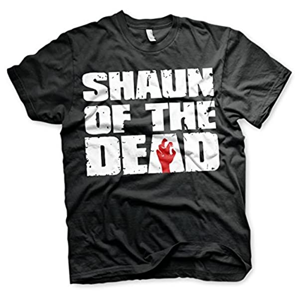 Shaun of the Dead Officially Licensed Logo Mens T-Shirt (Black)