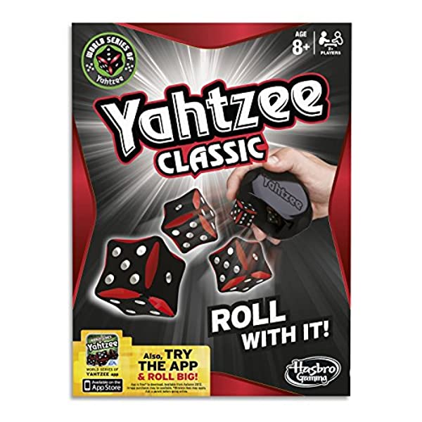 Yahtzee Classic Dice Game - Family Board and Table Games - iPhone App Available - Ages 8+